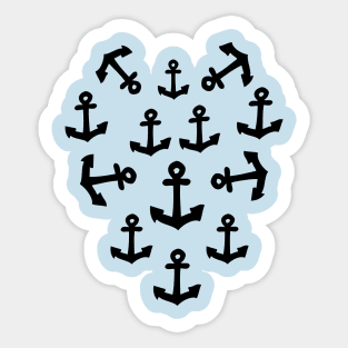 Anchor pattern Sticker